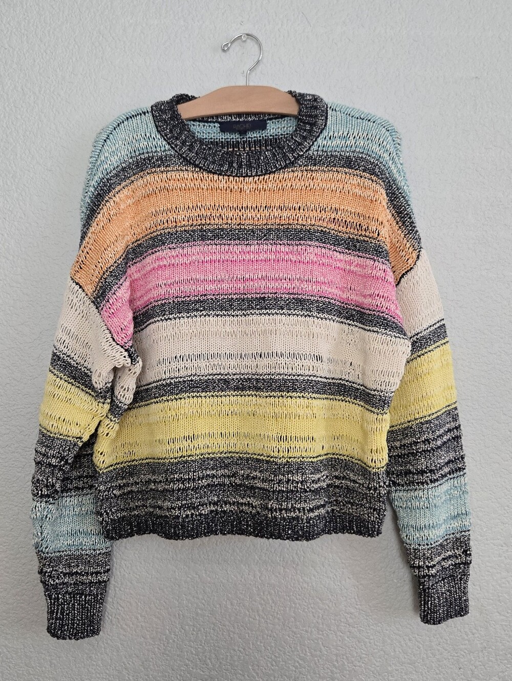 Striped Color Block Sweater - Picture 3 of 7